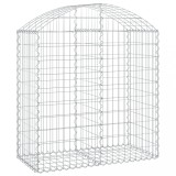 Cumpara ieftin Cos gabion arcuit, 100x50x100/120 cm, fier galvanizat