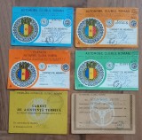 Lot sase carnete ACR