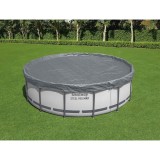 Bestway Husă pentru piscină &Oslash;4,57 m Rotund Poliester Gri 42035727