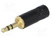 Conector jack, Jack 3,5mm, 3 contacte, tata, NEUTRIK - NYS231BG