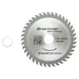Disc circular vidia pentru lemn 125 mm x 22,23 mm, 40 dinti, Breckner Germany