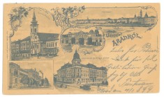 3827 - ARAD, Litho, Romania - old postcard - used - 1899