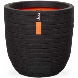 Cumpara ieftin Capi Jardinieră &icirc;n formă de ou &bdquo;Nature Row&rdquo; negru, 54x52 cm, PKBLRO935