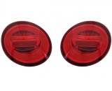 Set stopuri tuning VOLKSWAGEN BEETLE (1C/9C/1Y), 01.1998-05.2005, partea stanga+dreapta, Taiwan, indicator dinamic; LED; rosu, transparent