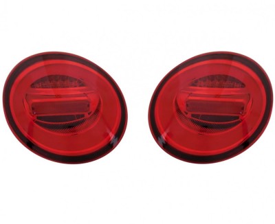 Set stopuri tuning VOLKSWAGEN BEETLE (1C/9C/1Y), 01.1998-05.2005, partea stanga+dreapta, Taiwan, indicator dinamic; LED; rosu, transparent foto