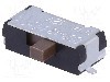 Intrerupator glisant, 2 pozitii, SPDT, ON-ON, NKK SWITCHES - SS312SAH4