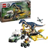 LEGO&reg; Jurassic World - Misiunea &rdquo;Dinozaur&rdquo;: Camion de transport pentru un Allosaurus 76966, 588 piese
