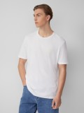 Q/S by s.Oliver Tricou barbati cu imprimeu, decolteu la baza gatului, Regular fit, Alb, S, 2XL, L, M, XL