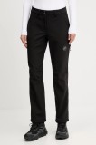Mammut pantaloni sport Runbold Winter culoarea negru, drept, medium waist, 1021.01390