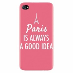 Husa silicon pentru Apple Iphone 4 / 4S, Paris Is Always A Good Idea
