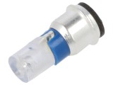 Lampă LED albastră 24-28VDC 3mm 1 diodă