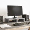 VidaXL Suport de monitor, gri sonoma, 50x27x10 cm, lemn prelucrat
