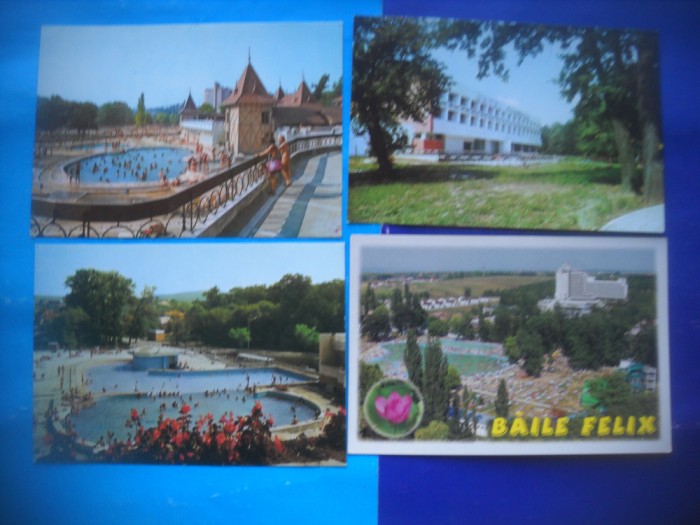 HOPCT LOT 2704 BAILE FELIX -JUD BIHOR-4 CARTI POSTALE-NECIRCULATE