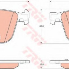 Set placute frana,frana disc BMW Seria 3 (E90) (2005 - 2011) TRW GDB1502