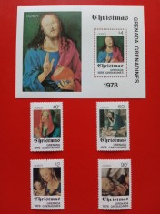 GRENADA GRENADINES, PICTURI - COLIȚĂ + SERIE COMPLETĂ MNH