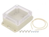Carcasă Universală cu Lame de Fixare 80x85x40mm
