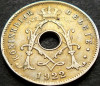 Moneda istorica 5 CENTIMES - BELGIA, anul 1922 *cod 1736 B - BELGIE, Europa