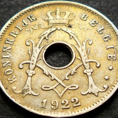 Moneda istorica 5 CENTIMES - BELGIA, anul 1922 *cod 1736 B - BELGIE