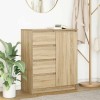VidaXL Bufetă cu sertare Stejar Sonoma 71x35x84 cm Lemn prelucrat 861582