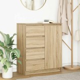 VidaXL Bufetă cu sertare Stejar Sonoma 71x35x84 cm Lemn prelucrat