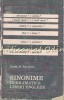 Sinonime in Gramatica Limbii Engleze - Leon D. Levitchi (1968), Bucuresti - Carte Engleza-Romana