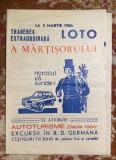 2 MARTIE 1986 TRAGEREA EXTRAORDINARA LOTO A MARTISORULUI/ PER.COMUNISTA,4 PAGINI