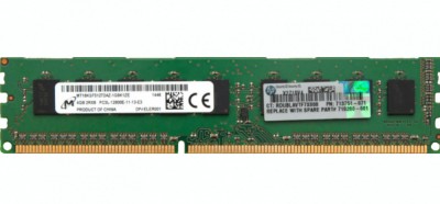 Memorie server HP 4GB DDR3 ECC 2RX8 PC3L-12800E 713751-071 foto