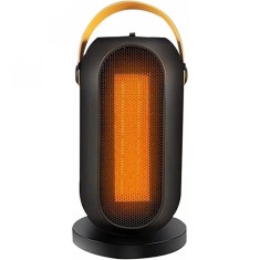 Aeroterma / radiator flippy ptc-1500q1, 1200 w, 2 trepte de putere, termostat reglabil, negru