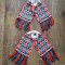 ** Lot 2 stergare mici vechi taranesc Maramures tindeu cusut pe etamina