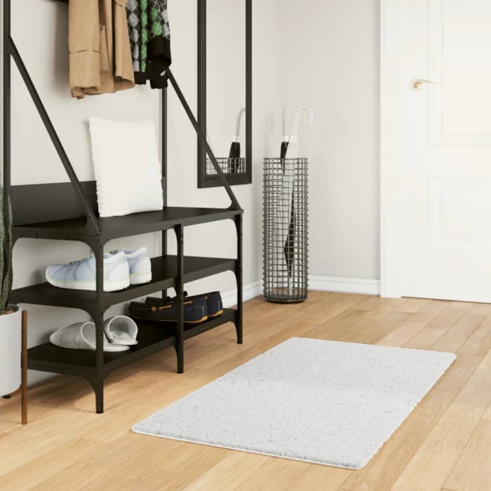 vidaXL Covor &bdquo;OVIEDO&rdquo;, fire scurte, gri, 60x110 cm