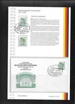 Germania FDC SK 3.1991 foto