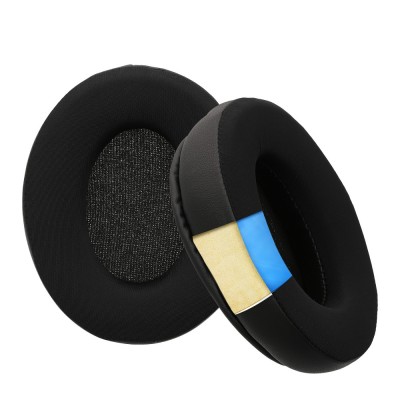 Set 2 Perne de urechi cu gel de racire Kwmobile pentru Logitech G Pro X/G Pro X 2/G Pro X Wireless, Negru, Piele ecologica, KWM000025DE001C foto