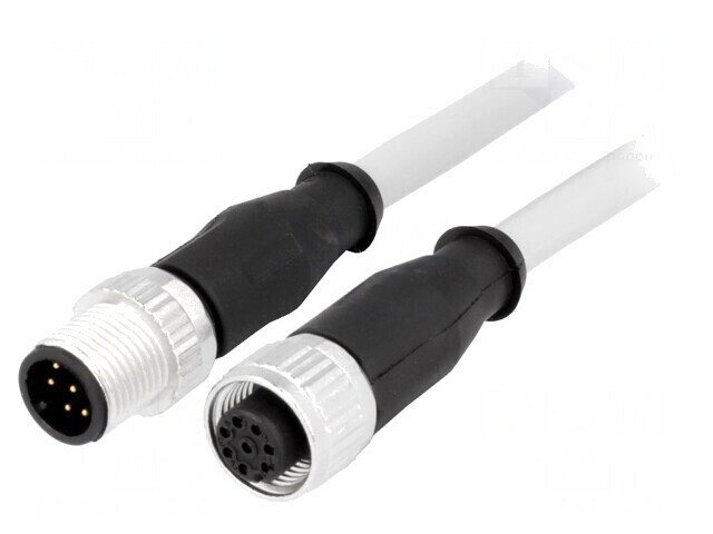 Cablu senzori/automatizări M12-M12 0,5m