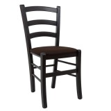 Scaun Paesana - cadru wenge - stofa S16 - maro