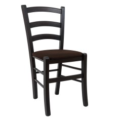 Scaun Paesana - cadru wenge - stofa S16 - maro