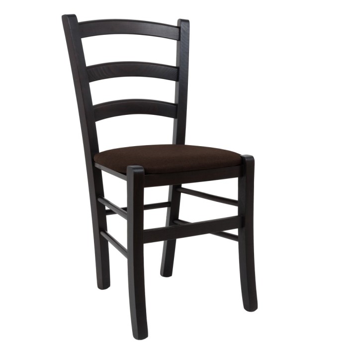 Scaun Paesana - cadru wenge - stofa S16 - maro