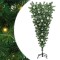 vidaXL Brad de Crăciun artificial pre-iluminat cu globuri răsturnat 3396853