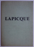 LAPICQUE - PEINTURES RECENTES , EXPOSITION MAI - JUILLET , 1958