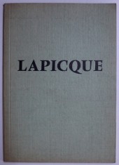LAPICQUE - PEINTURES RECENTES , EXPOSITION MAI - JUILLET , 1958 foto