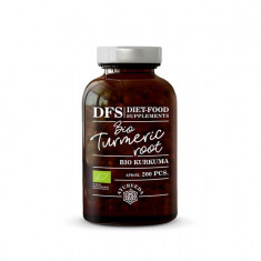 Supliment Alimentar Turmeric 400mg Bio 200cps Diet Food