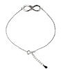 Bratara argint 925, infinit cu fluture