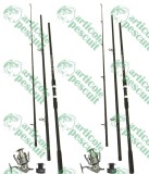 Set 2 lansete DMT CARP PLUS 3.0m cu mulinete DM 8000 LONG CAST