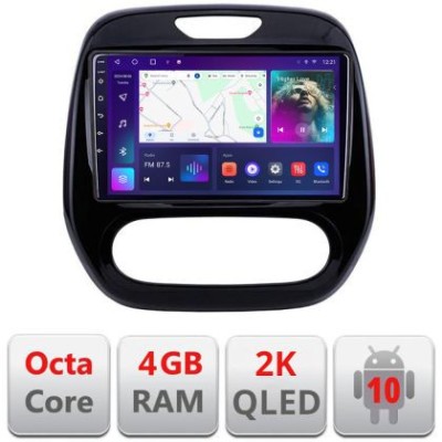 Navigatie Renault Captur 2013-2020 Android ecran Qled 2K Octa core 4+32 KIT-captur-v2+EDT-E409-2K CarStore Technology foto