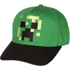 Sapca Minecraft Pixel Creeper foto