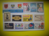 HOPCT LOT NR 53 GERMANIA -14 ETICHETE VECHI CHIBRITURI-FILUMENIE-