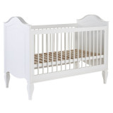 Patut Childhome Romantic White 70x140 cm, MDF/Pin Alb