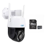 Pachet camera supraveghere WiFi PNI House IP575 5MP cu card MicroSD 128GB
