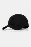 BOSS sapca culoarea negru, cu imprimeu, 50533299