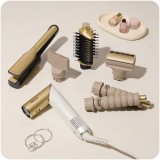 Shark Glam HD6051SEU &ndash; Multistyler 6 &icirc;n 1 pentru uscare, &icirc;ndreptare, bucle și strălucire de salon