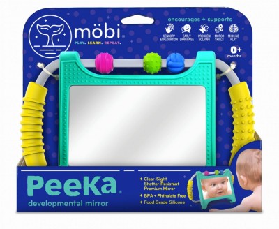 Oglinda cu suport de silicon si margele Peeka foto